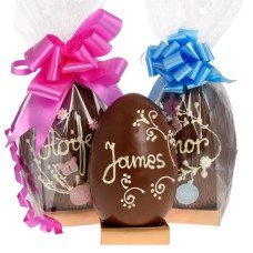 Personalized Easter Chocolate Eggs